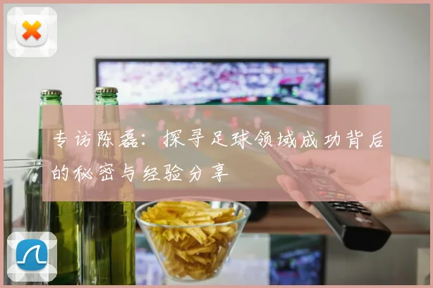 专访陈磊：探寻足球领域成功背后的秘密与经验分享